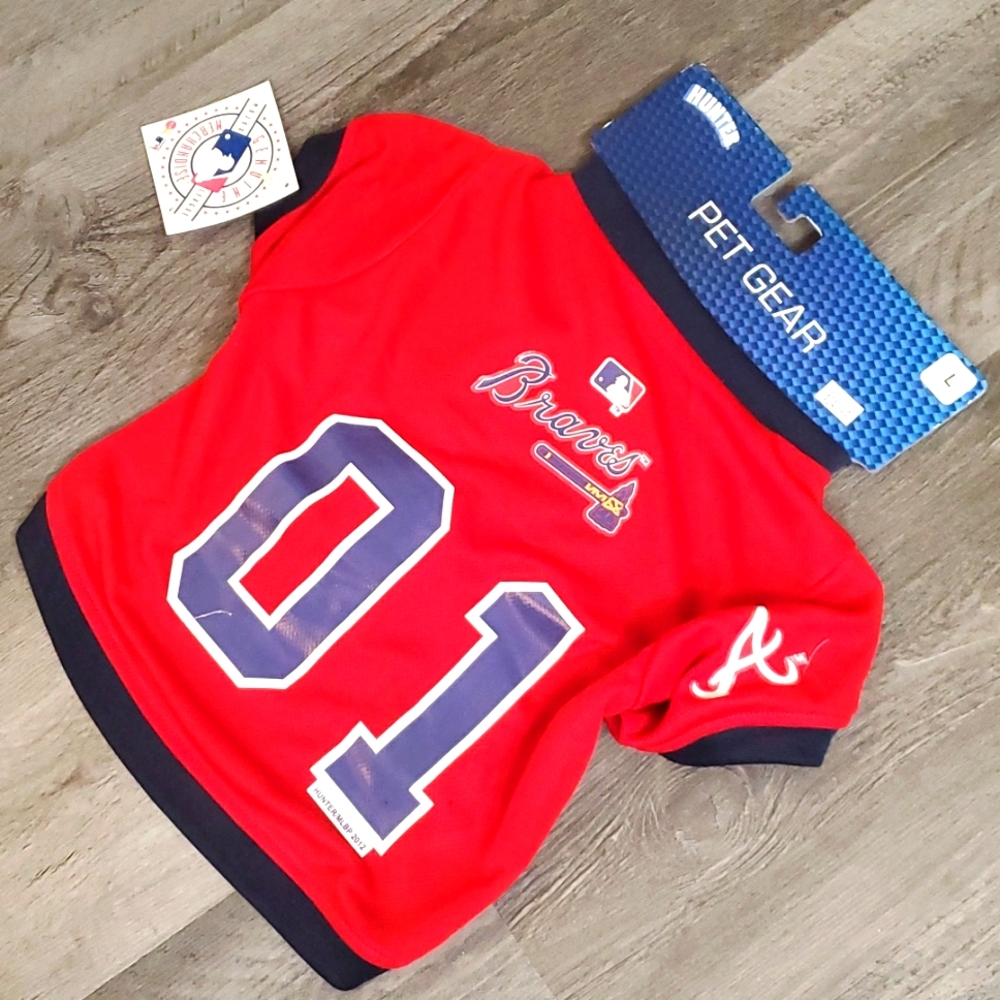 Atlanta Braves Pet Jersey - Picture 2 of 4